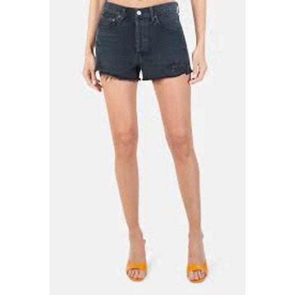 AGOLDE Parker Vintage Cut-Off Shorts in Vortex 32 NWT